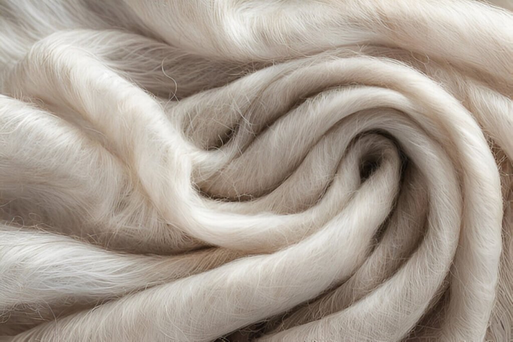 Soft and luxurious texture of Eco Cashmere Vintage by Gepard